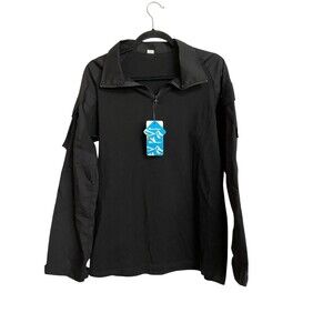 Magcomsen 1/4 Zip Tactical Shirt Size M New Black